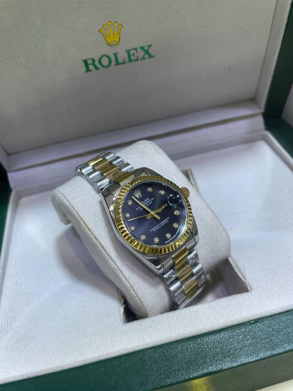 ROLEX OYSTER DAY JUST SILVER