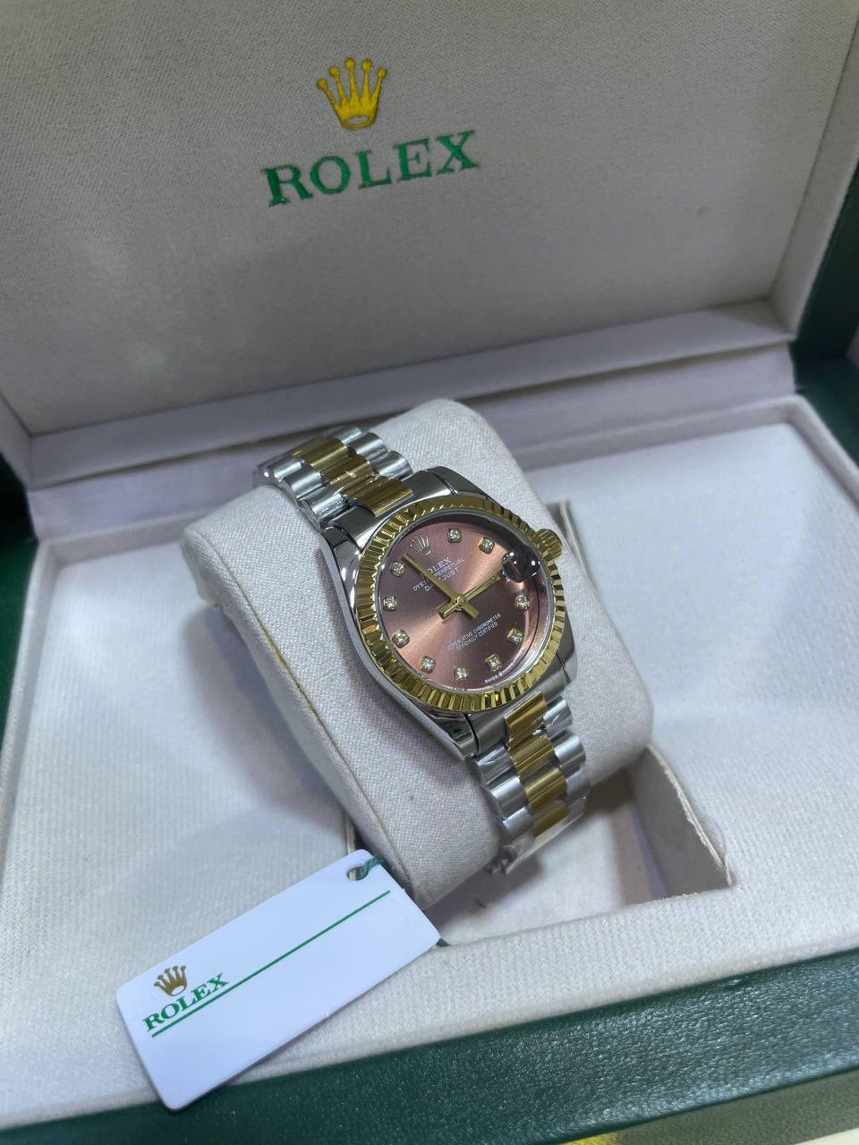 ROLEX OYSTER DAY JUST SILVER