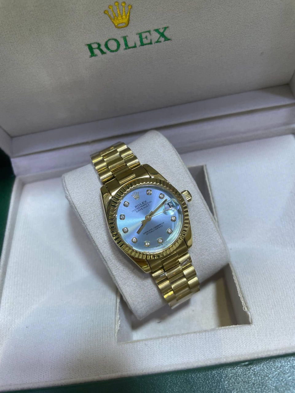 ROLEX DATE JUST GOLD