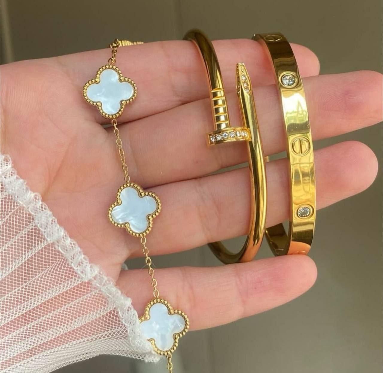 PACK 2 BRACELET CARTIER + 1 GOURMET VAN CLEEF