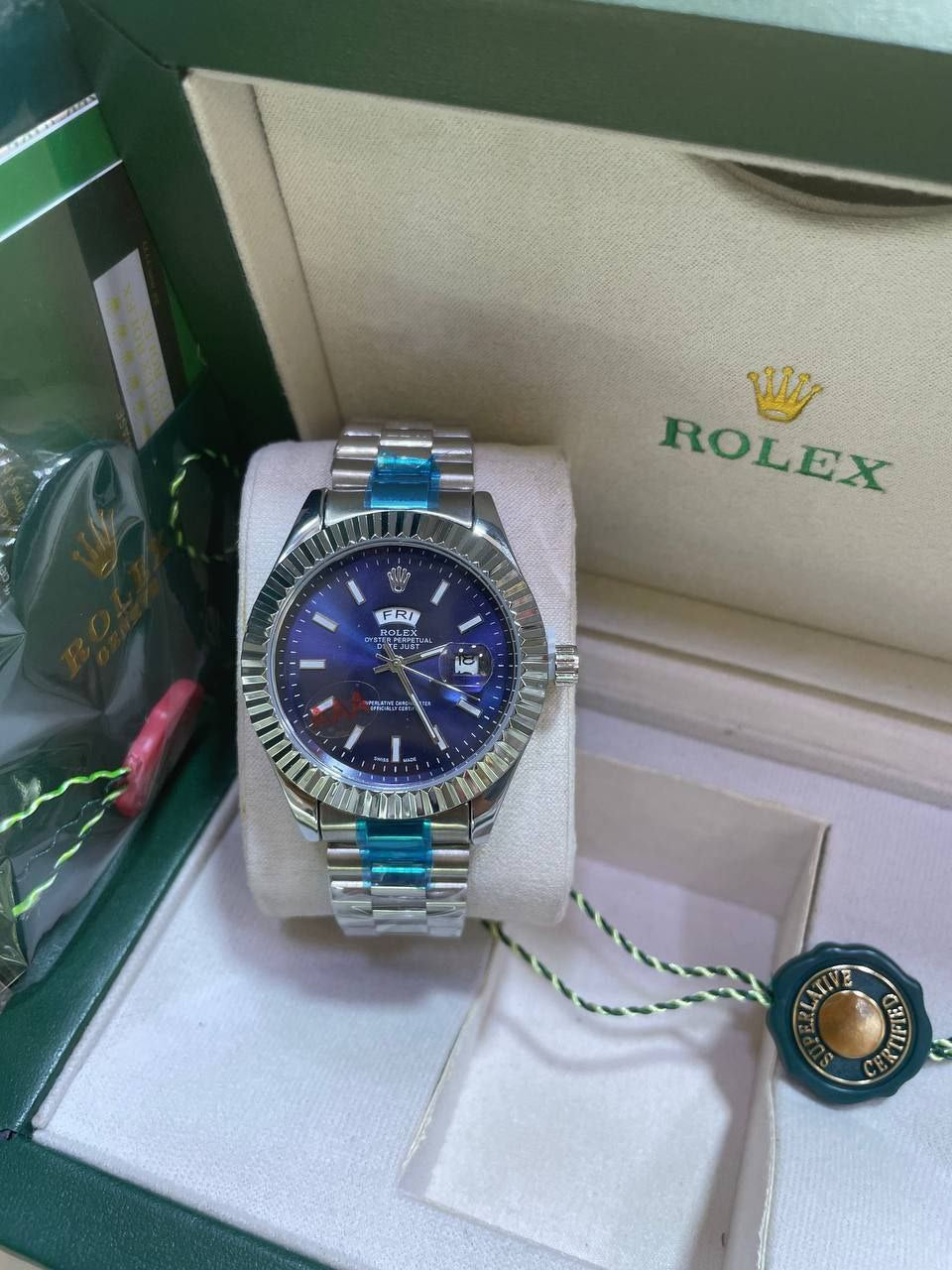 ROLEX OYSTER DAY DATE BLUE ROYAL