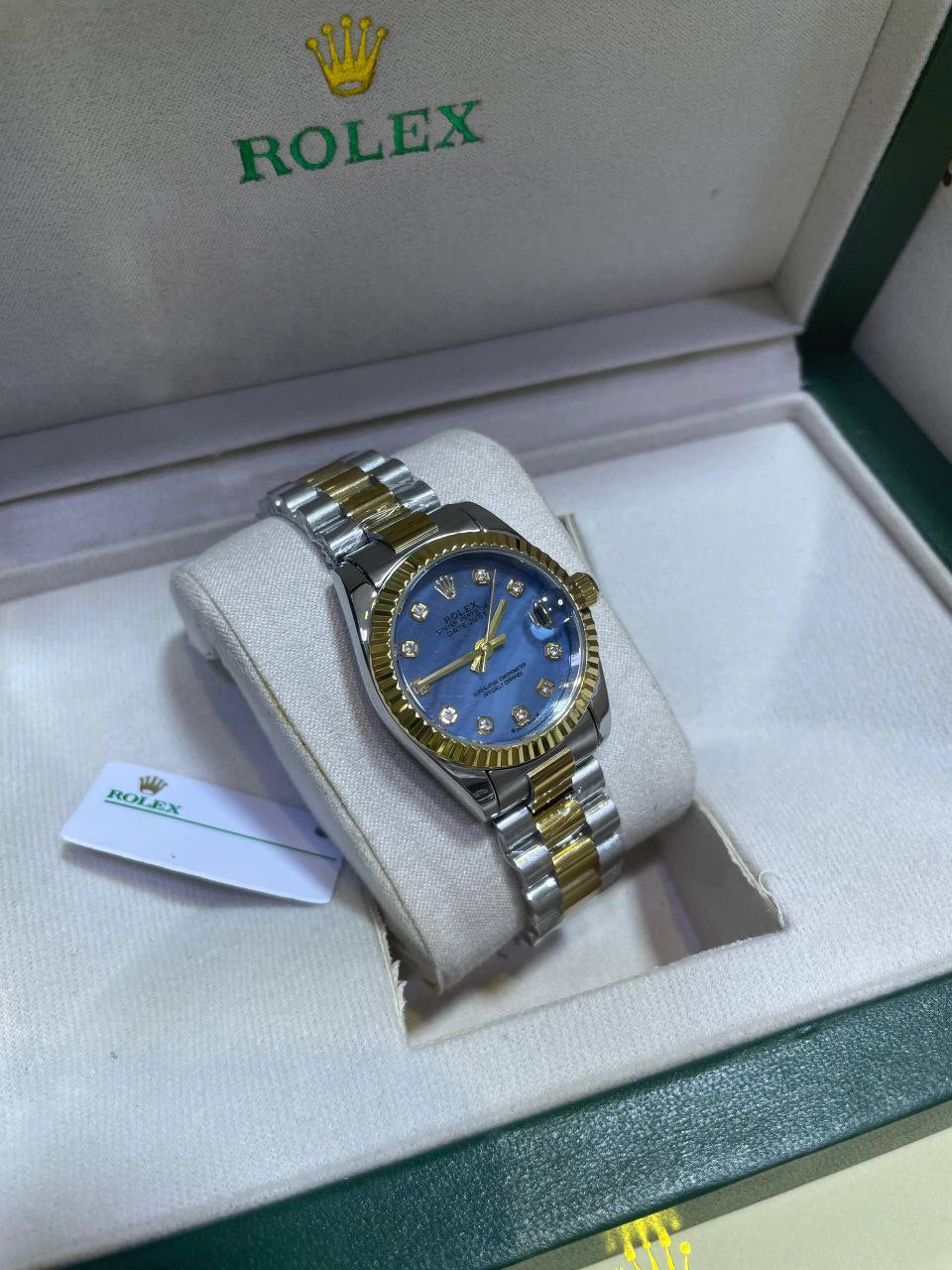 ROLEX OYSTER DAY JUST SILVER