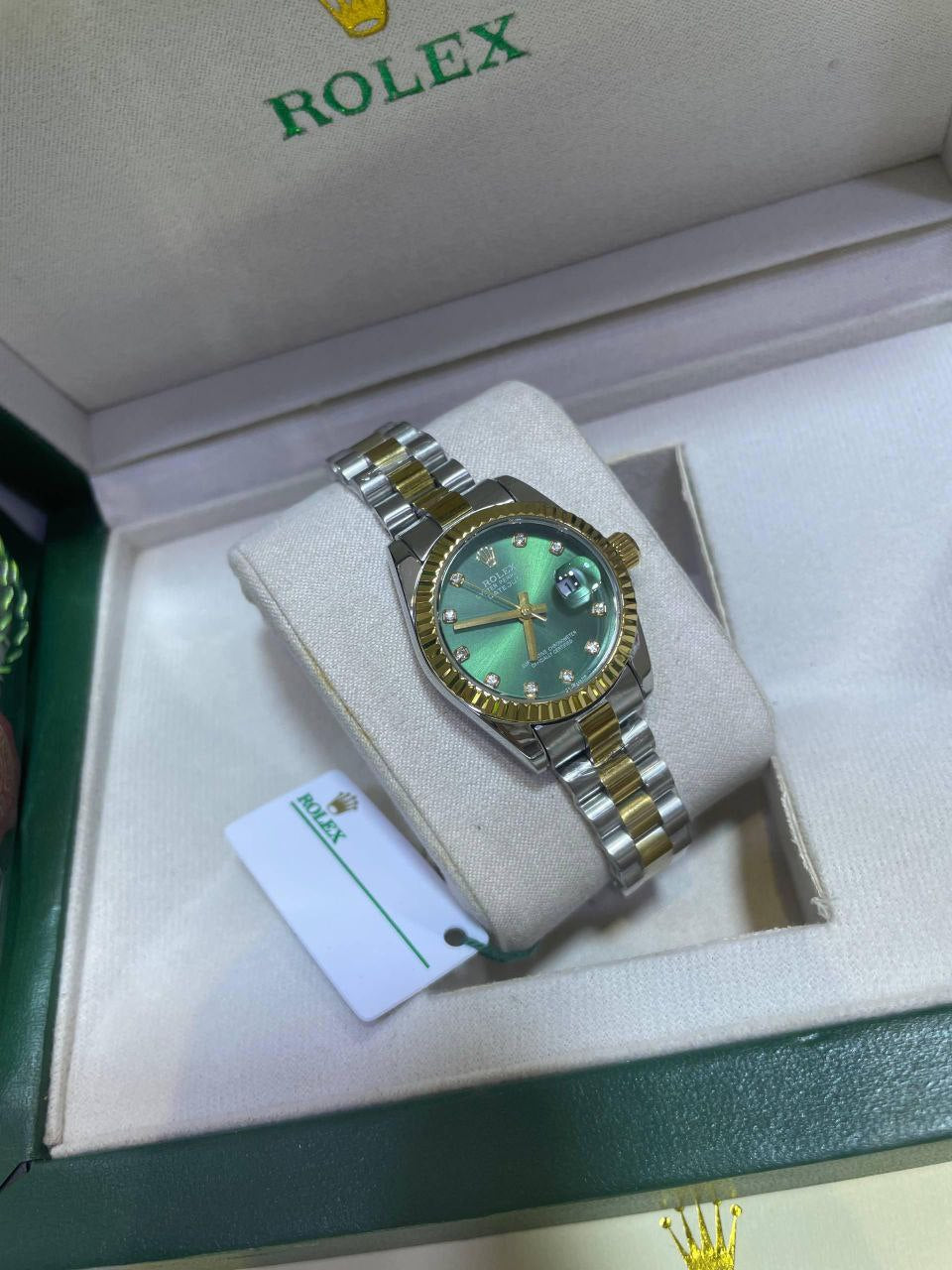 ROLEX OYSTER DAY JUST SILVER