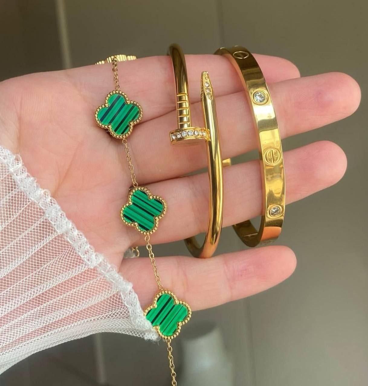 PACK 2 BRACELET CARTIER + 1 GOURMET VAN CLEEF