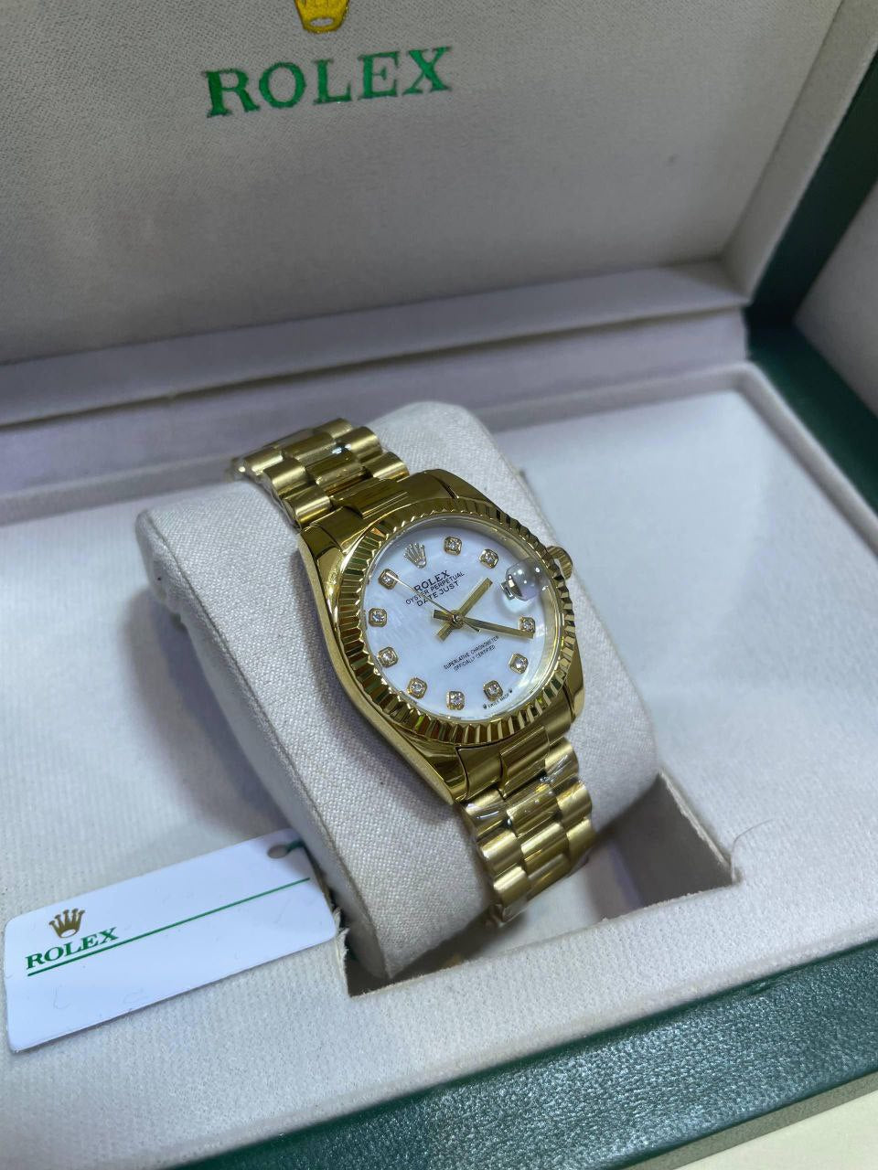 ROLEX DATE JUST GOLD