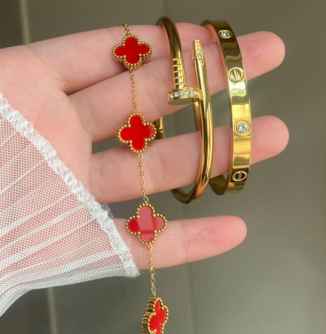 PACK 2 BRACELET CARTIER + 1 GOURMET VAN CLEEF