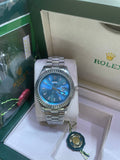 ROLEX GROMME TIFFANY BLEU AVEC COFFRET