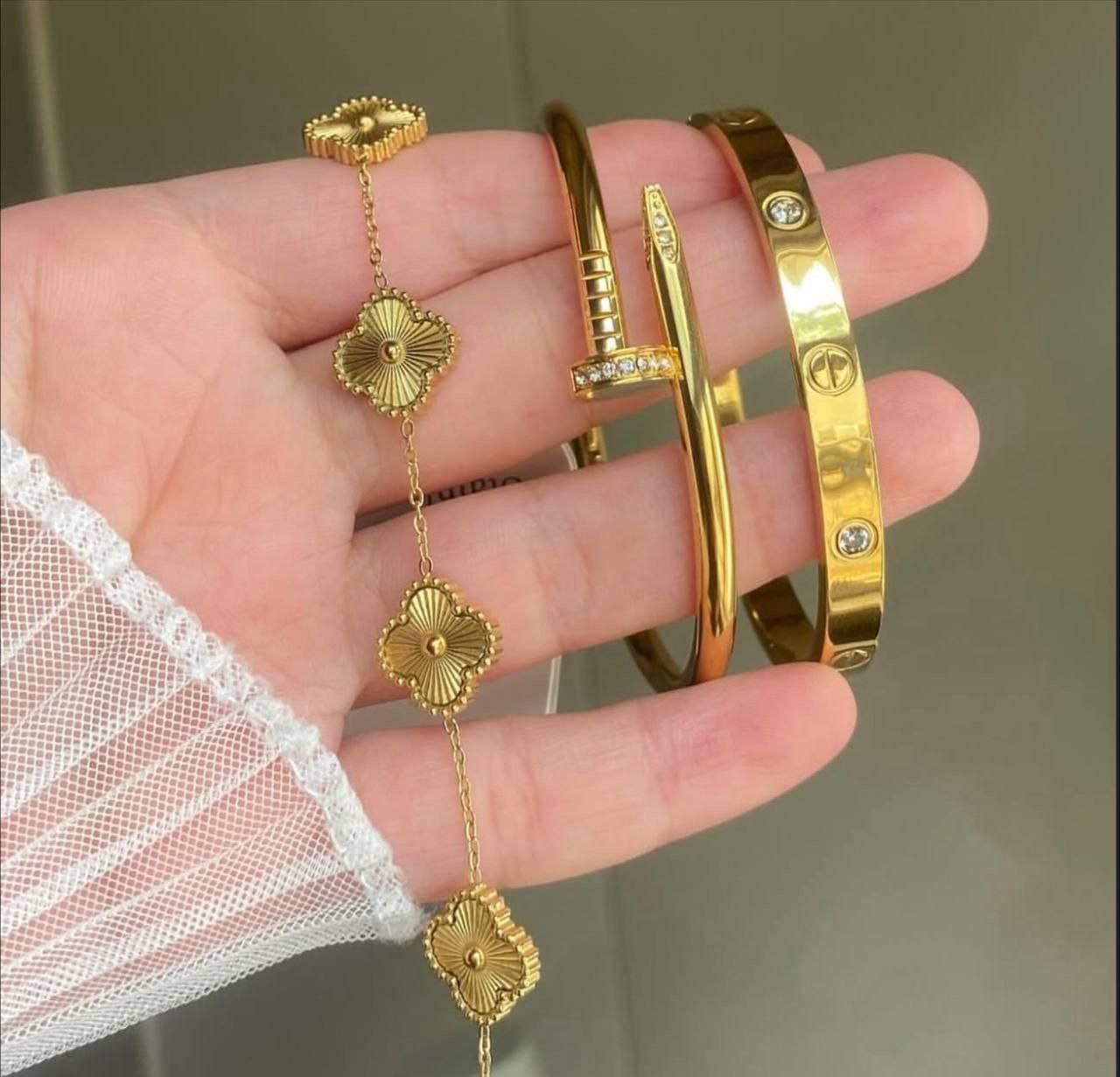 PACK 2 BRACELET CARTIER + 1 GOURMET VAN CLEEF