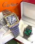 CARTIER SANTOS TRANSPARENT AUTOMATIC
