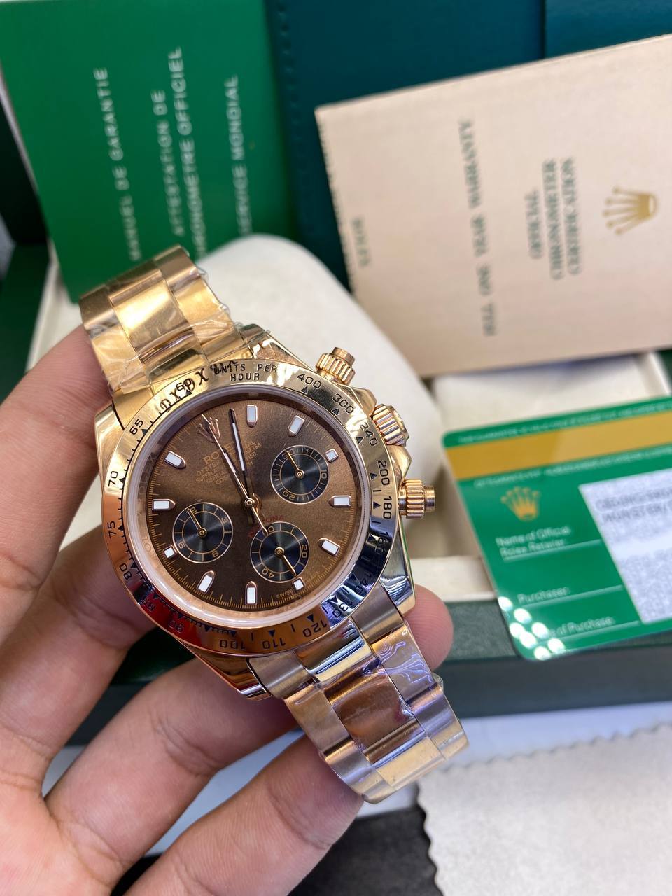 ROLEX DAYTONA GOLD AUTOMATIC